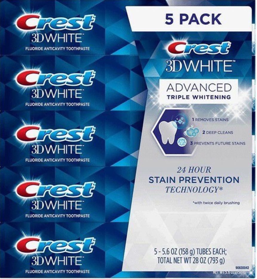 Kem Danh Rang Crest 3D White Advanced Triple Whitening 2 E1726569848919