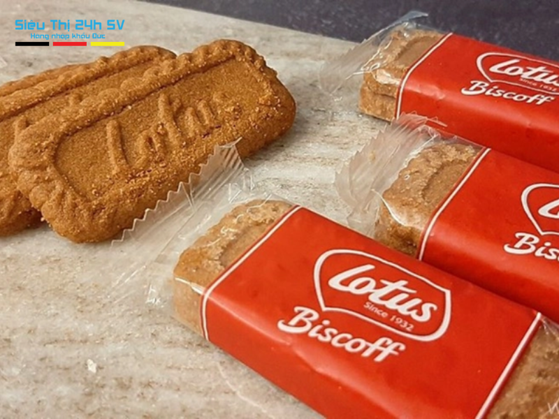 bánh quy cao cấp Lotus Biscoff Đức chính hãng 