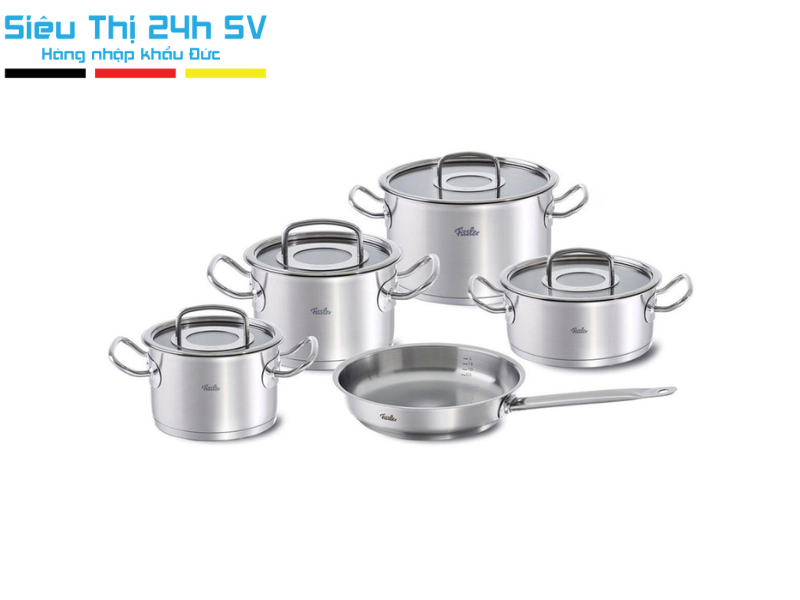 Top 6 đồ gia dụng Đức cao cấp đáng đầu tư nhất cho mọi không gian bếp gia đình Việt. Bộ Fissler Original‑Profi Collection đa dụng (5-7 món)