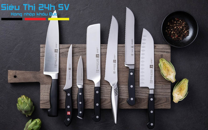 Top 6 đồ gia dụng Đức cao cấp đáng đầu tư nhất cho mọi không gian bếp gia đình Việt. Bộ dao Zwilling
