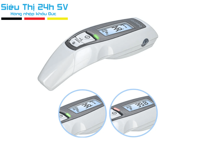 So sánh các thương hiệu thiết bị y tế gia đình Đức phổ biến trên thị trường hiện nay Nhiệt kế hồng ngoại Beurer FT65