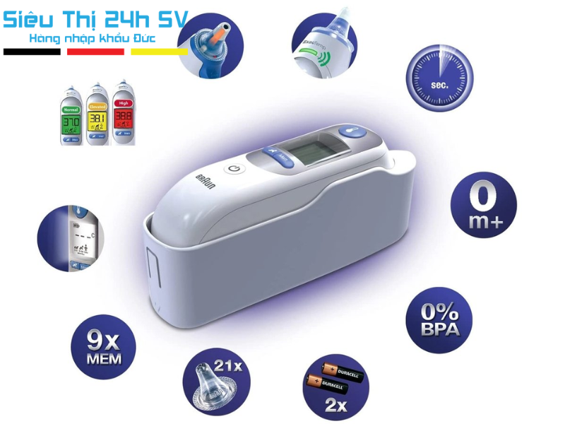 Nhiệt kế Braun ThermoScan 7
