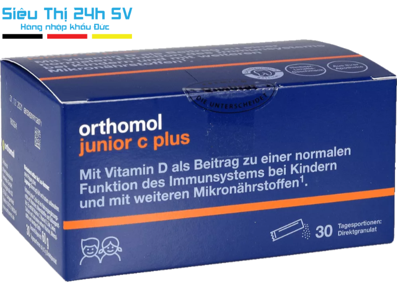 Top 5 thực phẩm chức năng Đức dành cho trẻ em. Những sản phẩm được mẹ Việt tin dùng Orthomol Junior C Plus